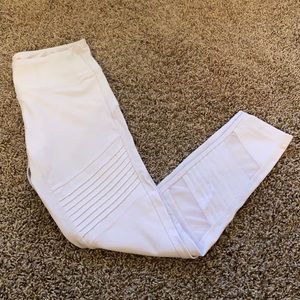 Athletic moto leggings